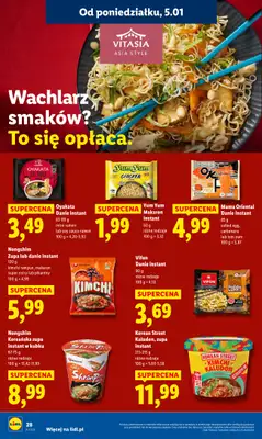 Lidl - gazetka promocyjna Oferta od poniedziałku od poniedziałku 05.01 do środy 07.01 - strona 30