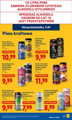 Lidl - gazetka promocyjna Oferta od poniedziałku od poniedziałku 05.01 do środy 07.01 - strona 49