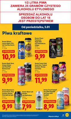 Lidl - gazetka promocyjna Oferta od poniedziałku od poniedziałku 05.01 do środy 07.01 - strona 49