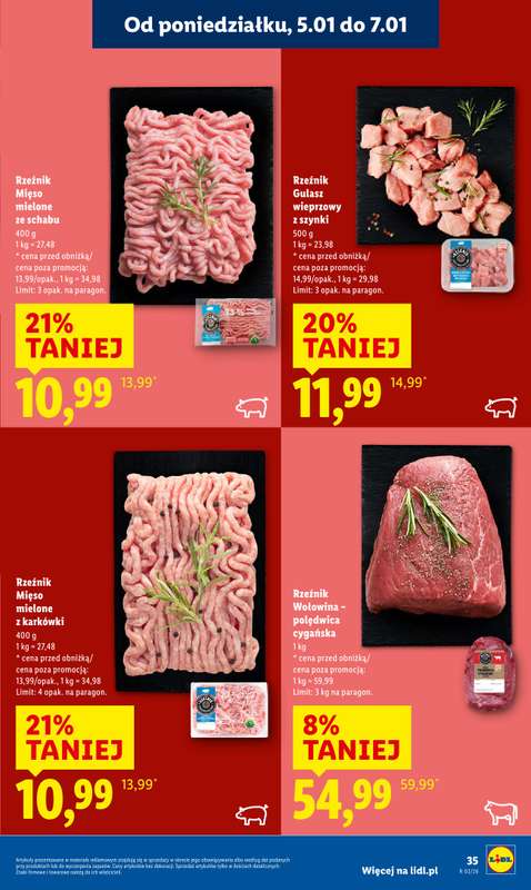 Lidl - gazetka promocyjna Oferta od poniedziałku od poniedziałku 05.01 do środy 07.01 - strona 37