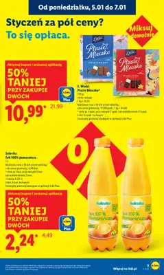 Lidl - gazetka promocyjna Oferta od poniedziałku od poniedziałku 05.01 do środy 07.01 - strona 3