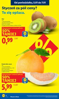Lidl - gazetka promocyjna Oferta od poniedziałku od poniedziałku 05.01 do środy 07.01 - strona 4