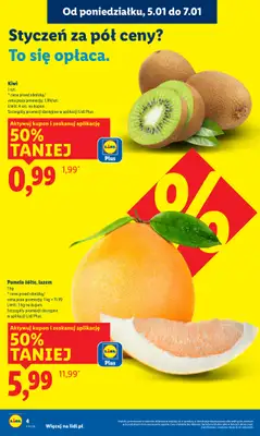 Lidl - gazetka promocyjna Oferta od poniedziałku od poniedziałku 05.01 do środy 07.01 - strona 4