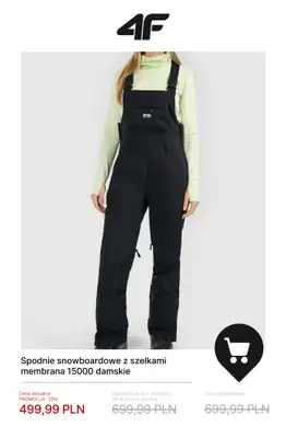 4F - gazetka promocyjna Wyprzedaż do -50% | Sporty zimowe od poniedziałku 05.01  - strona 13