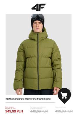 Kurtka narciarska membrana 5000 męska