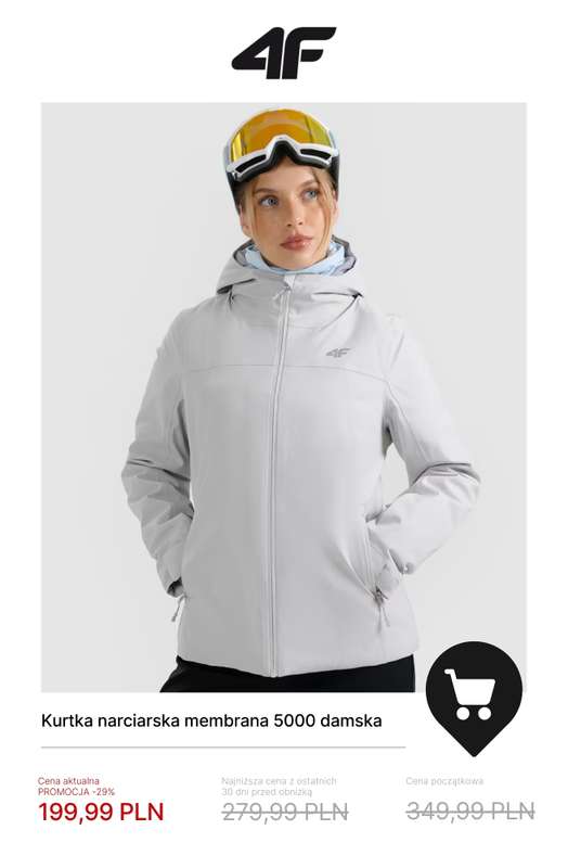 4F - gazetka promocyjna Wyprzedaż do -50% | Sporty zimowe od poniedziałku 05.01  - strona 2