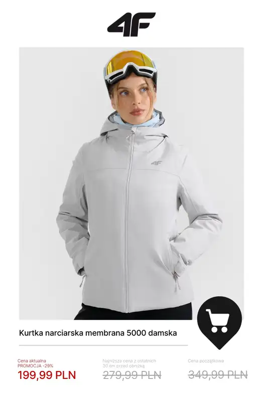 4F - gazetka promocyjna Wyprzedaż do -50% | Sporty zimowe   - strona 2
