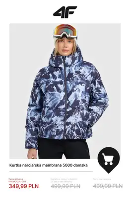 4F - gazetka promocyjna Wyprzedaż do -50% | Sporty zimowe od poniedziałku 05.01  - strona 11