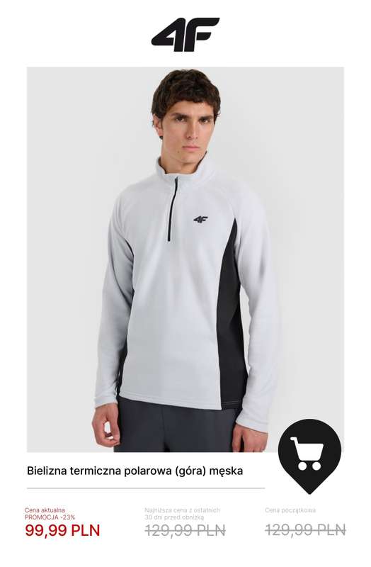 4F - gazetka promocyjna Wyprzedaż do -50% | Sporty zimowe od poniedziałku 05.01  - strona 10