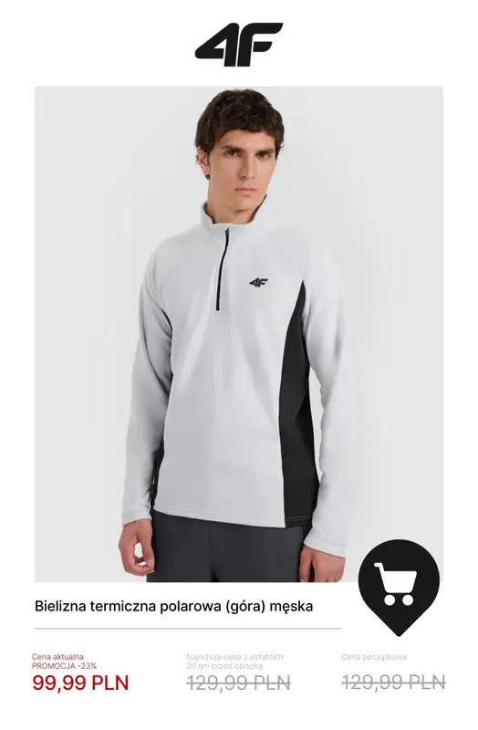 4F - gazetka promocyjna Wyprzedaż do -50% | Sporty zimowe od poniedziałku 05.01  - strona 10