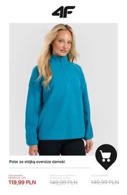 Polar ze stójką oversize damski