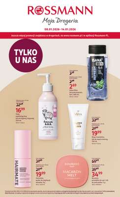 Rossmann - gazetka promocyjna Gazetka od czwartku 08.01 do środy 14.01