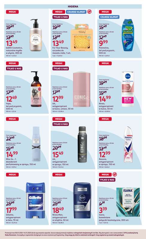 Rossmann - gazetka promocyjna Gazetka od czwartku 08.01 do środy 14.01 - strona 14