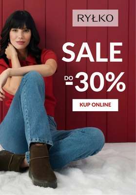 Ryłko - gazetka promocyjna SALE do -30% - obuwie damskie od wtorku 06.01 