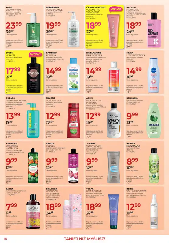 Drogerie Jawa - gazetka promocyjna Gazetka od poniedziałku 05.01 do poniedziałku 02.02 - strona 10