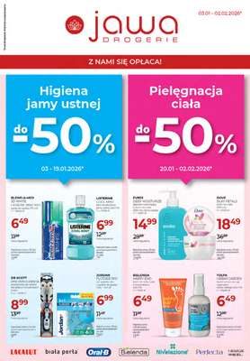 Drogerie Jawa - gazetka promocyjna Gazetka od poniedziałku 05.01 do poniedziałku 02.02