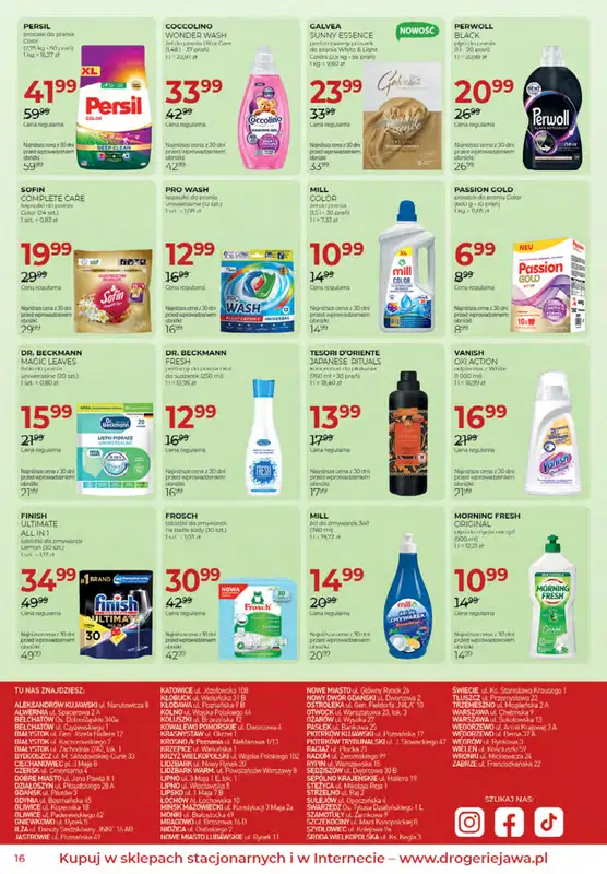 Drogerie Jawa - gazetka promocyjna Gazetka od poniedziałku 05.01 do poniedziałku 02.02 - strona 16
