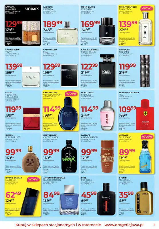 Drogerie Jawa - gazetka promocyjna Gazetka od poniedziałku 05.01 do poniedziałku 02.02 - strona 5