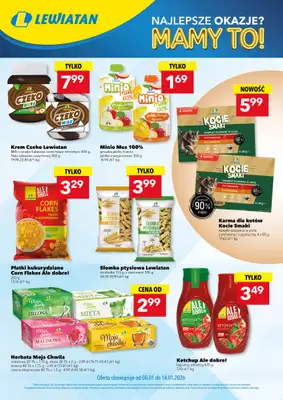 LEWIATAN - gazetka promocyjna Najlepsze okazje? MAMY TO w Lewiatanie od czwartku 08.01 do środy 14.01