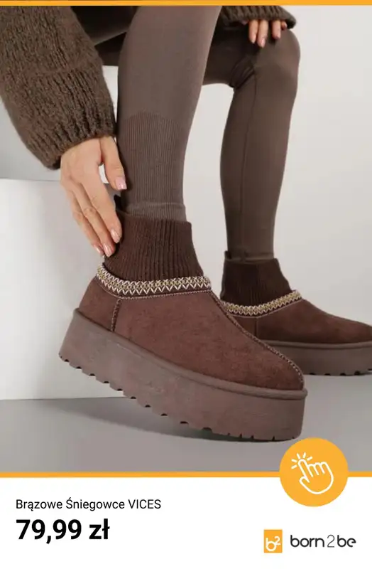 Born2be - gazetka promocyjna Śniegowce które nie boją się śniegu od poniedziałku 05.01  - strona 8