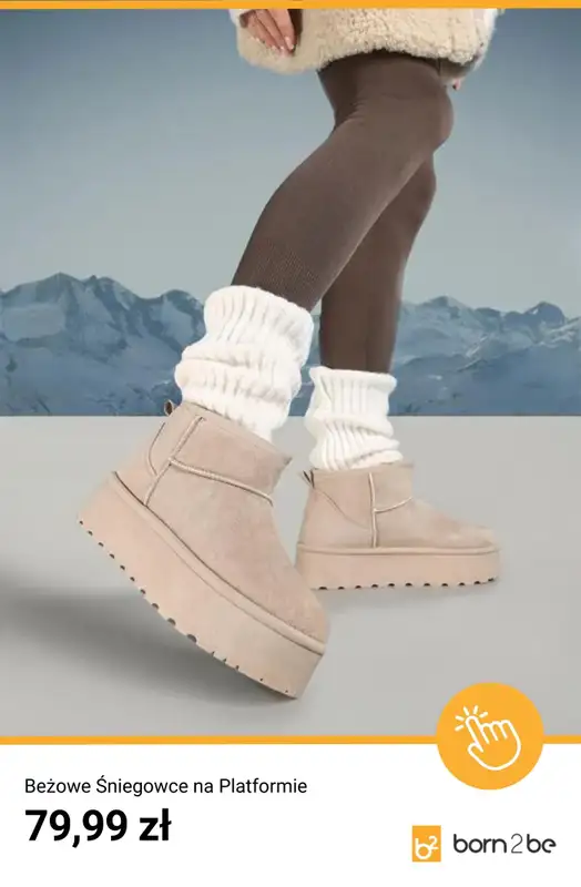 Born2be - gazetka promocyjna Śniegowce które nie boją się śniegu od poniedziałku 05.01  - strona 12