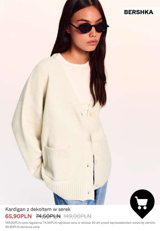 Bershka - gazetka promocyjna Wyprzedaż do -50% – Dzianina & bluzy dla niej od wtorku 06.01  - strona 8