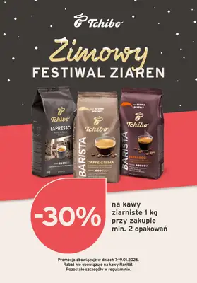 Tchibo - gazetka promocyjna Zimowy Festiwal Ziaren od środy 07.01 do poniedziałku 19.01