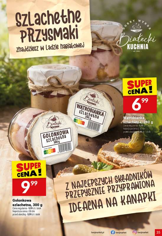 Twój Market - gazetka promocyjna Gazetka od środy 07.01 do wtorku 13.01 - strona 35