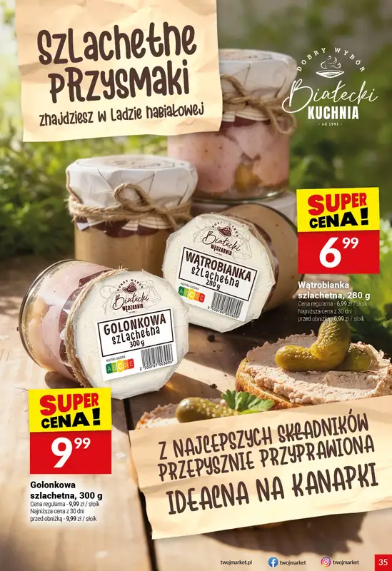 Twój Market - gazetka promocyjna Gazetka od środy 07.01 do wtorku 13.01 - strona 35