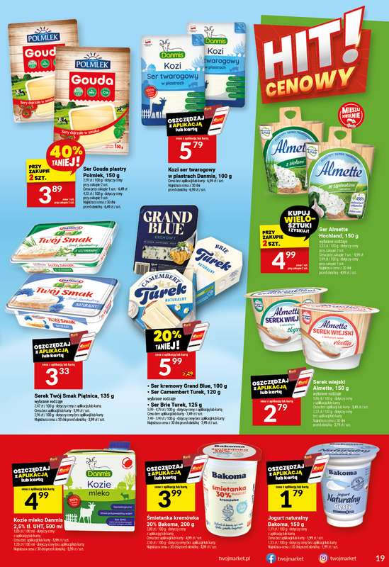 Twój Market - gazetka promocyjna Gazetka od środy 07.01 do wtorku 13.01 - strona 19