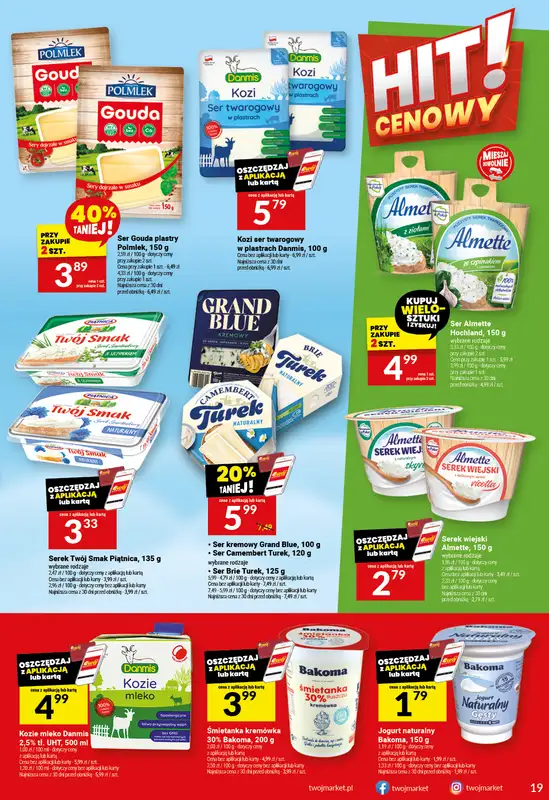 Twój Market - gazetka promocyjna Gazetka od środy 07.01 do wtorku 13.01 - strona 19