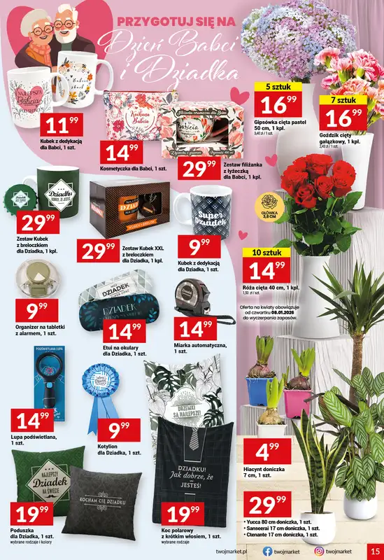 Twój Market - gazetka promocyjna Gazetka od środy 07.01 do wtorku 13.01 - strona 15