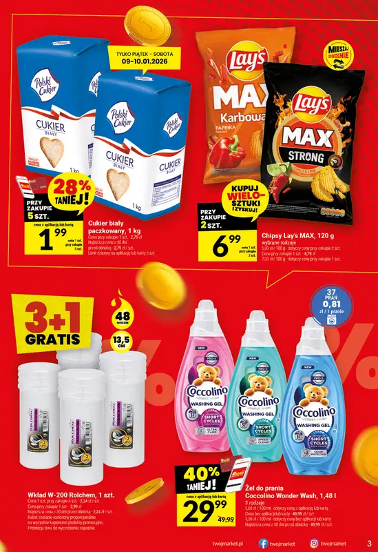 Twój Market - gazetka promocyjna Gazetka od środy 07.01 do wtorku 13.01 - strona 3