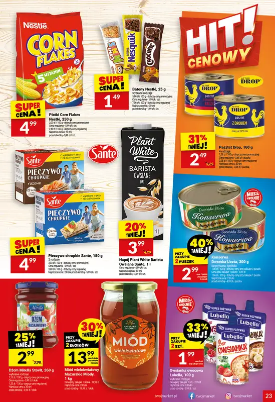 Twój Market - gazetka promocyjna Gazetka od środy 07.01 do wtorku 13.01 - strona 23