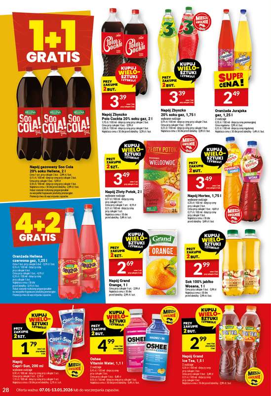 Twój Market - gazetka promocyjna Gazetka od środy 07.01 do wtorku 13.01 - strona 28