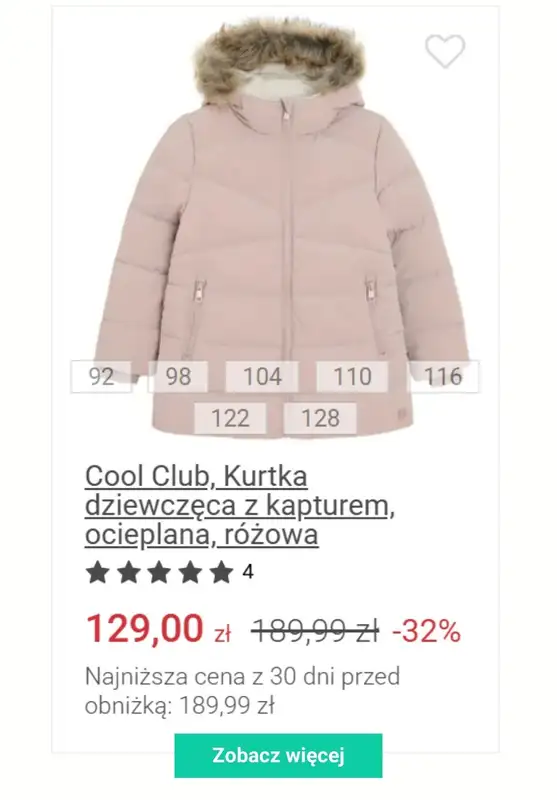 Smyk - gazetka promocyjna Kurtki i kombinezony na zimę od poniedziałku 05.01  - strona 5