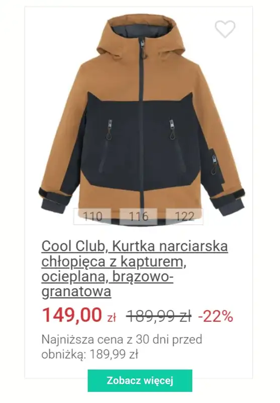 Smyk - gazetka promocyjna Kurtki i kombinezony na zimę od poniedziałku 05.01  - strona 9