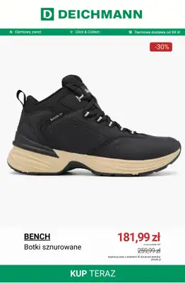 Deichmann - gazetka promocyjna Wyprzedaż butów męskich na zimę od poniedziałku 05.01  - strona 9