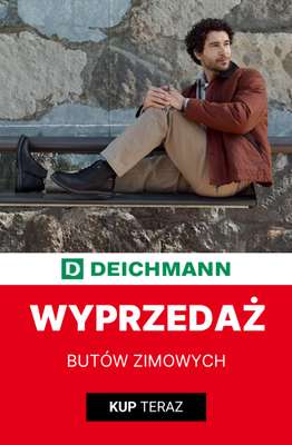Deichmann - gazetka promocyjna Wyprzedaż butów męskich na zimę od poniedziałku 05.01 