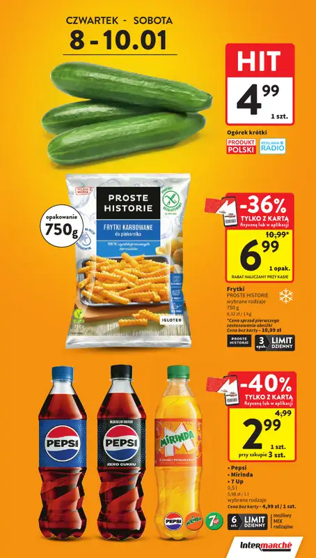 Intermarche - gazetka promocyjna Intertani start tygodnia od poniedziałku 12.01 do środy 14.01 - strona 6
