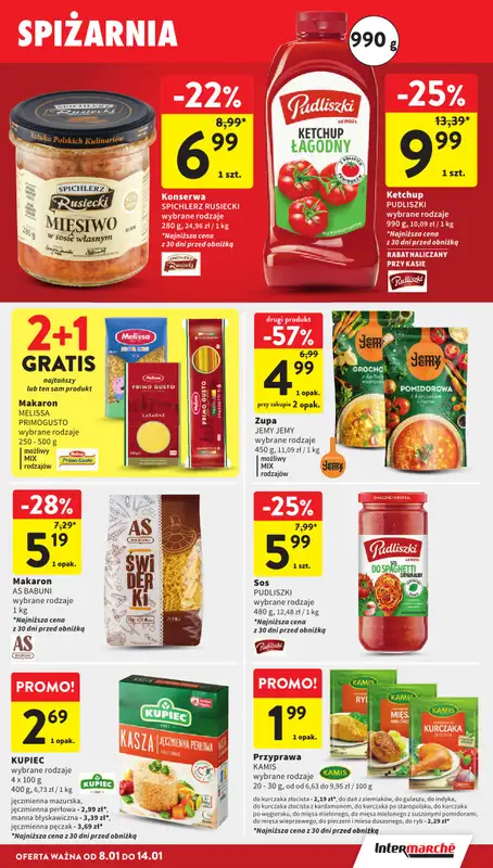 Intermarche - gazetka promocyjna Intertani start tygodnia od poniedziałku 12.01 do środy 14.01 - strona 28