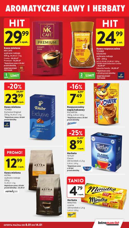 Intermarche - gazetka promocyjna Intertani start tygodnia od poniedziałku 12.01 do środy 14.01 - strona 34