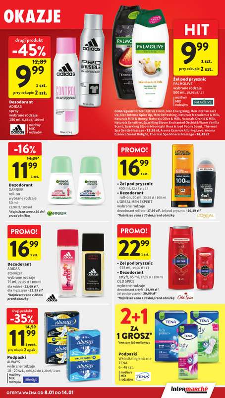 Intermarche - gazetka promocyjna Intertani start tygodnia od poniedziałku 12.01 do środy 14.01 - strona 40