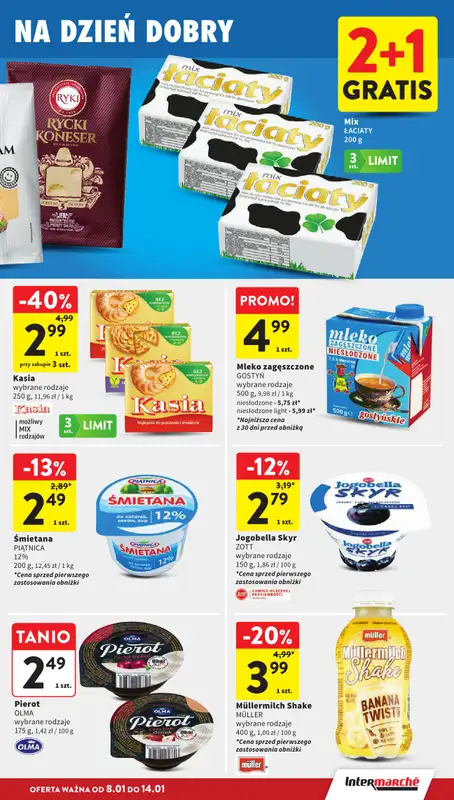 Intermarche - gazetka promocyjna Intertani start tygodnia od poniedziałku 12.01 do środy 14.01 - strona 22
