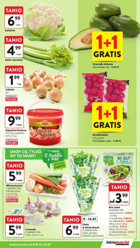 Intermarche - gazetka promocyjna Intertani start tygodnia od poniedziałku 12.01 do środy 14.01 - strona 14