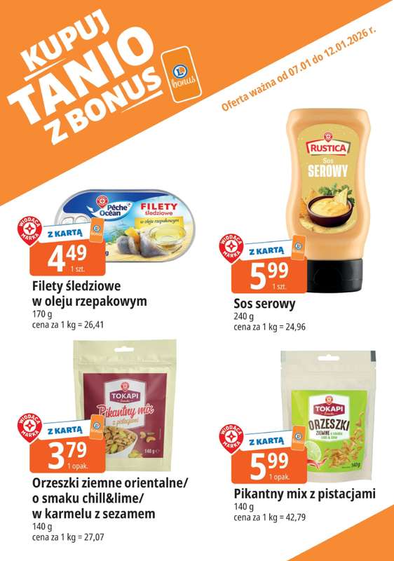 Leclerc - gazetka promocyjna Oferta E.Leclerc I Kupuj tanio z bonus od środy 07.01 do poniedziałku 12.01 - strona 7