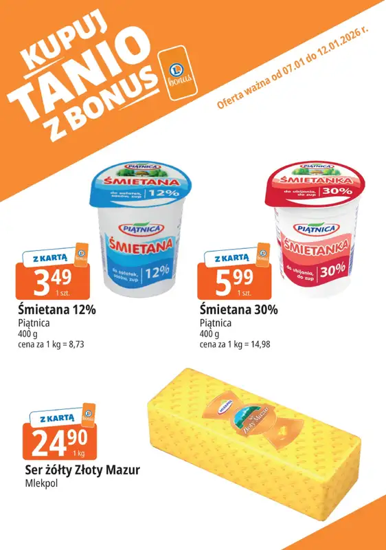 Leclerc - gazetka promocyjna Oferta E.Leclerc I Kupuj tanio z bonus   - strona 3