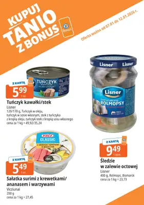 Leclerc - gazetka promocyjna Oferta E.Leclerc I Kupuj tanio z bonus od środy 07.01 do poniedziałku 12.01 - strona 4