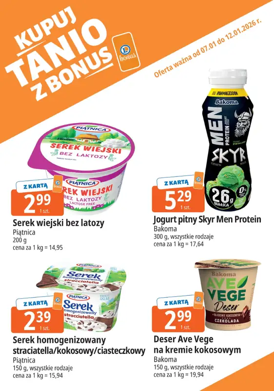 Leclerc - gazetka promocyjna Oferta E.Leclerc I Kupuj tanio z bonus   - strona 2