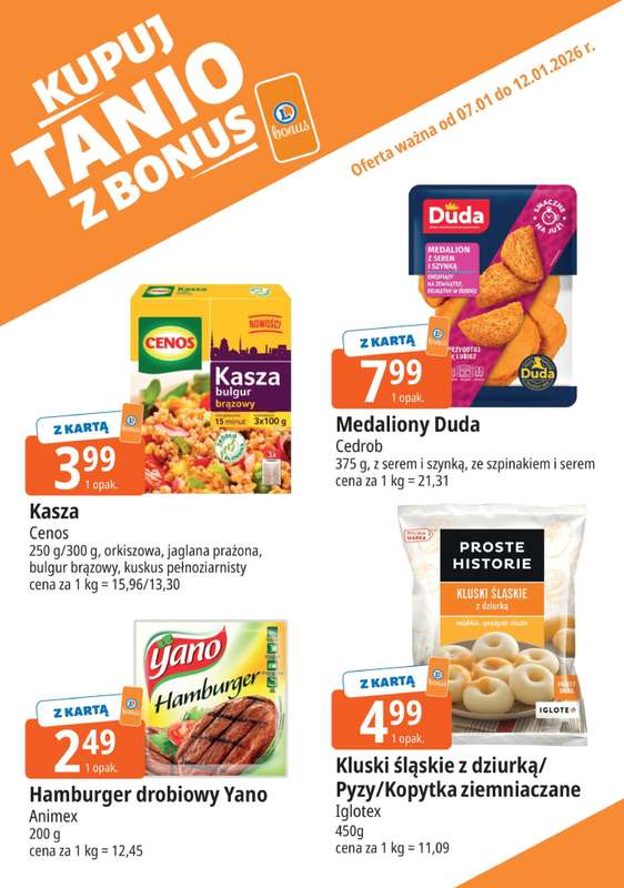 Leclerc - gazetka promocyjna Oferta E.Leclerc I Kupuj tanio z bonus od środy 07.01 do poniedziałku 12.01 - strona 5